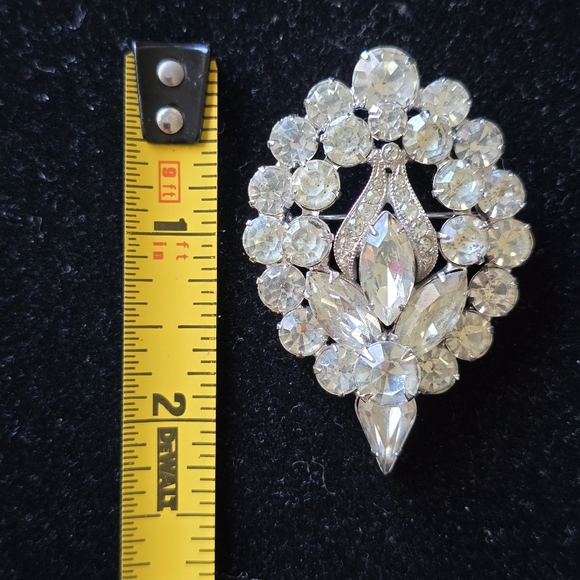 Vintage Eisenberg ice crystal brooch - Picture 8 of 9